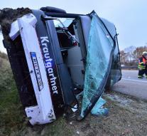 Four seriously injured in bus accident Erfurt