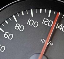 German drives 130 km too fast in Switzerland