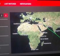 Historical flight from Australia to London: 17 hours non-stop