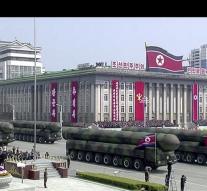 Holiday North Korea starts with parade