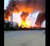 Huge explosion at Chinese company in petrochemistry