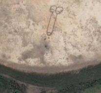 Huge penis of 50 meters seen from space