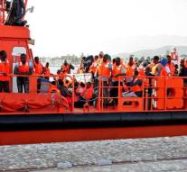 Hundreds of migrants rescued at the Spanish coast