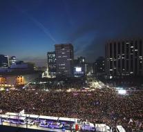 Hundreds of thousands attended protest