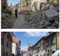 Italy devastated village inaccessible