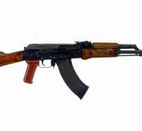 Kalashnikov found beside corpse