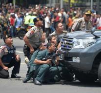 Killed by explosions in central Jakarta