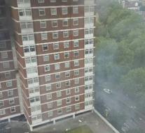 Large fire in London flat