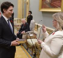 Liberal Canadian Prime Minister Trudeau sworn