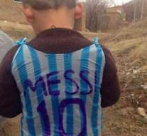 'Little Messi 'found in plastic shirt