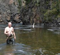 Little swimming, little fishing: Putin on vacation