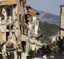 Looting in disaster village Italy