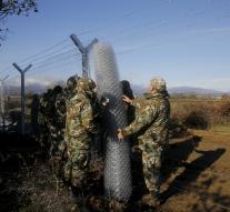Macedonia started building border fence