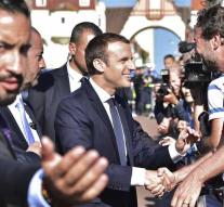 Macron relieves slapping employee