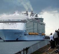 Maiden voyage cruise ship arouses anger