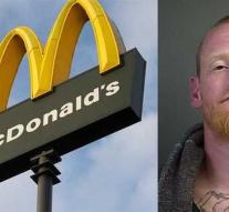 Man gets no double cheeseburgers and McDonald's golden bows attack