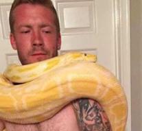 Man killed by his own python
