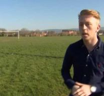 Man rides in youth players football club