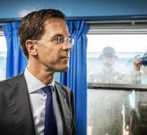 Mark Rutte in the face of North Korean soldiers