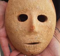 Mask of 9000 years old found