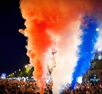 Massive party expected after French win