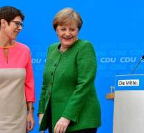 Merkel puts her successor in position