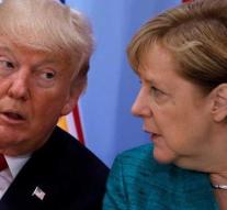 Merkel visits Trump at the end of this month