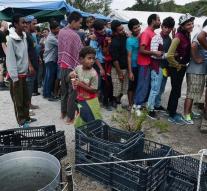 Migrant away from Greek Islands