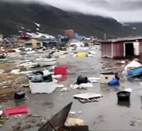 Missing tsunami on island of Greenland
