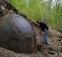 Mystery find huge globe