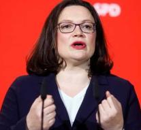 Nahles counts on 'yes' from SPD members