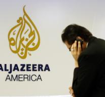 News channel al-Jazeera stops in US