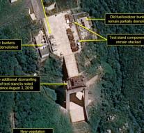 'North Korea halts dismantling missile base'