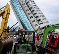 Number of victims quake Taiwan is rising