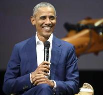 Obama jokes about Trump during a visit to Amsterdam