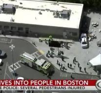 Pedestrians hit at Boston airport