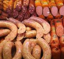 Penalty for Germans to save with huge sausage