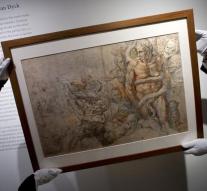 Pendrawing Rubens sold for 670,000 euros