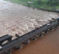 People missing after bridge collapse in India