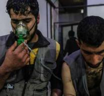 'Poison gas attack by Syrian helicopters'