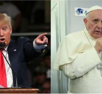 Pope hits out at Trump