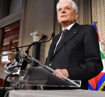 President Italy: coalition formation has failed