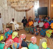 President Nigeria met released girls
