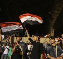 Protesters away from Iraqi Parliament