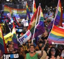 Protests in Israel for gay rights