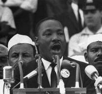Quarrel over white Martin Luther King