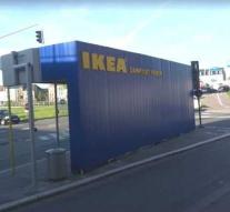 Rel around bus shelters Ikea: 'Remove today!'