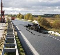 Restoring collapsed German highway takes years