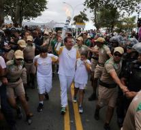 Riots in Rio at crossing Olympic torch