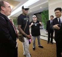 Rodman blends in Korea crisis